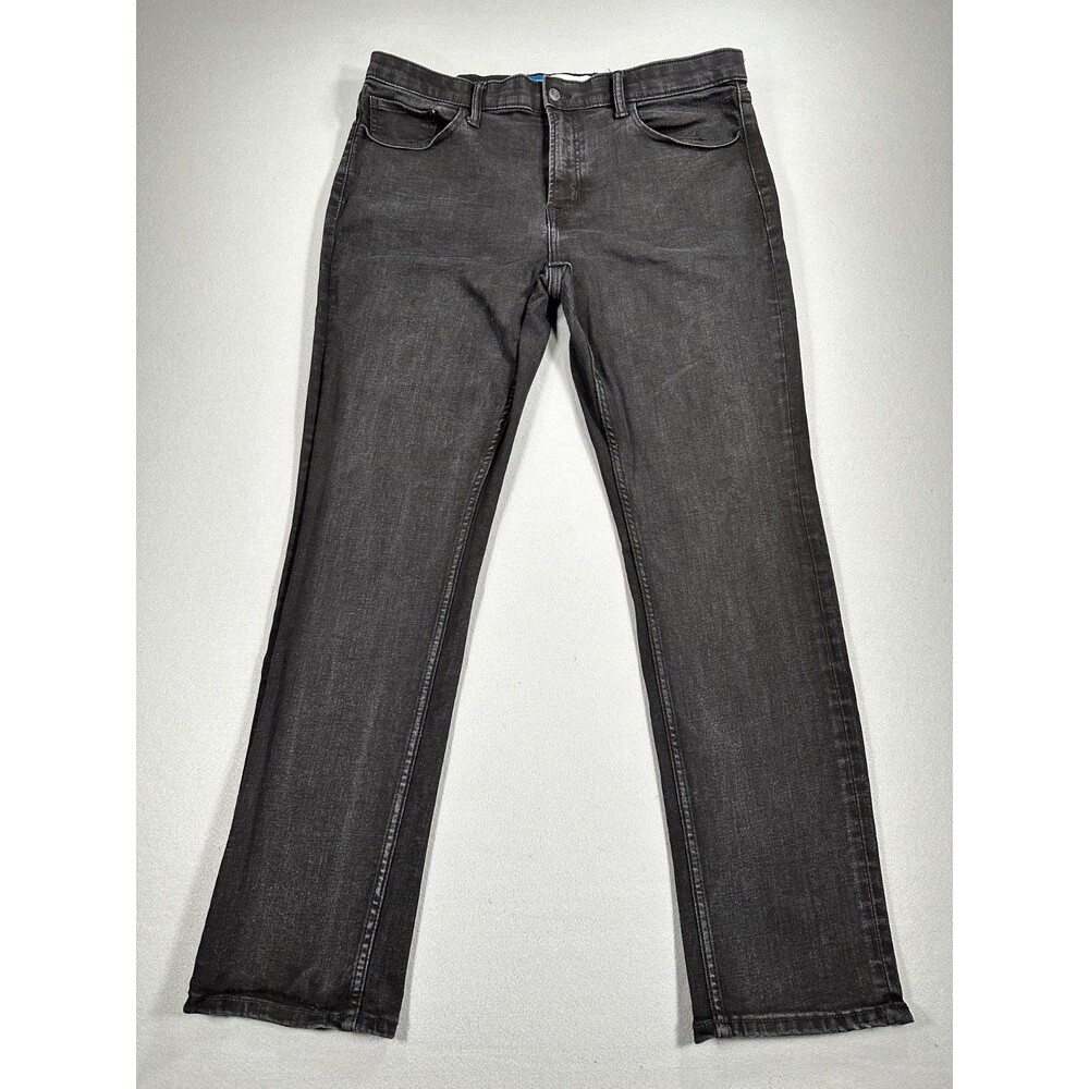 Old Navy 360 Stretch Men’s Slim Black Jeans Size 38x32 Faded Wash Denim Pants